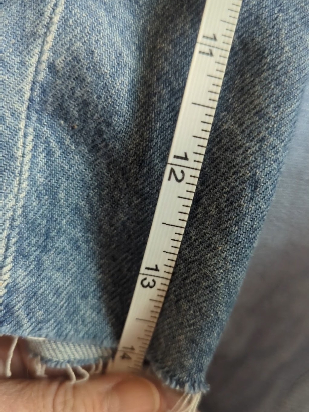 Madewell Faded Blue Denim Cutoff Shorts - Picture 7 of 8